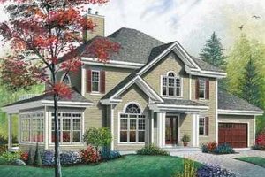 Traditional Exterior - Front Elevation Plan #23-409
