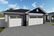 Ranch Style House Plan - 3 Beds 2 Baths 1493 Sq/Ft Plan #1060-39 Exterior 