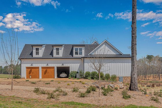 Exterior - Rear Elevation for Farmhouse House Plan #54-392 - 3 bed, 2.5 bath