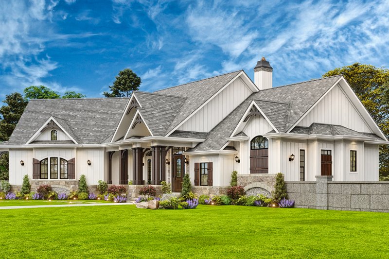 Home Plan - Exterior - Front Elevation 6 for Craftsman House Plan #54-722 - 3 bed, 2.5 bath