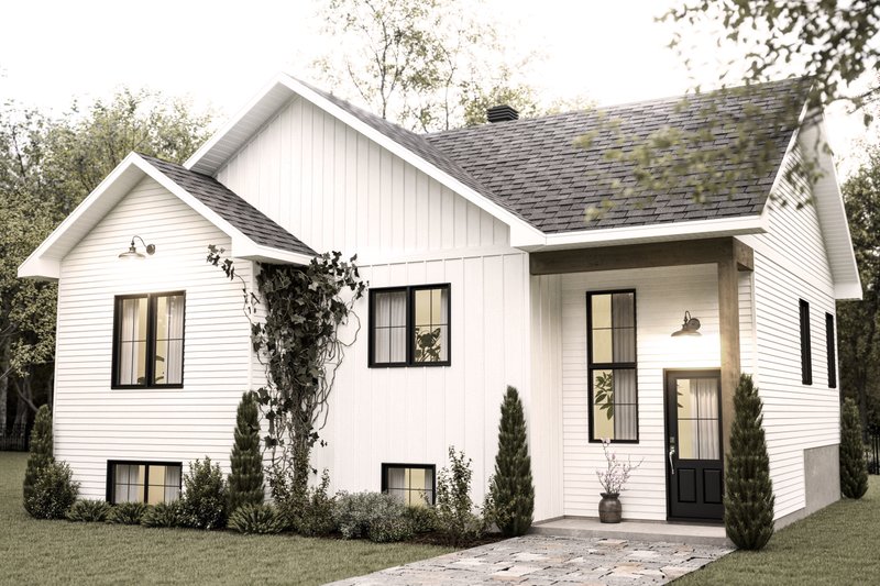 Bungalow Style House Plan - 4 Beds 2 Baths 2050 Sq/Ft Plan #23-2814