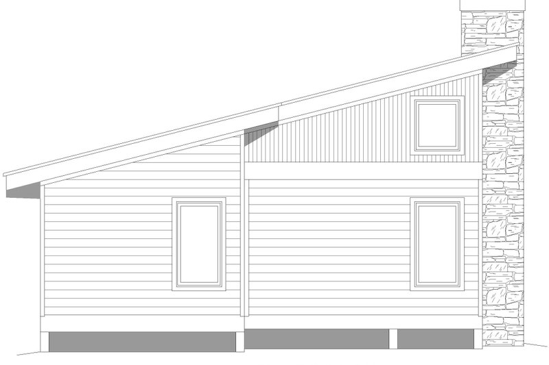 Home Plan - Exterior - Other Elevation for Contemporary House Plan #932-631 - 2 bed, 1 bath