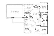 European Style House Plan - 6 Beds 4 Baths 5025 Sq/Ft Plan #411-322 