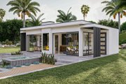 Modern Style House Plan - 0 Beds 1 Baths 610 Sq/Ft Plan #455-656 Exterior 