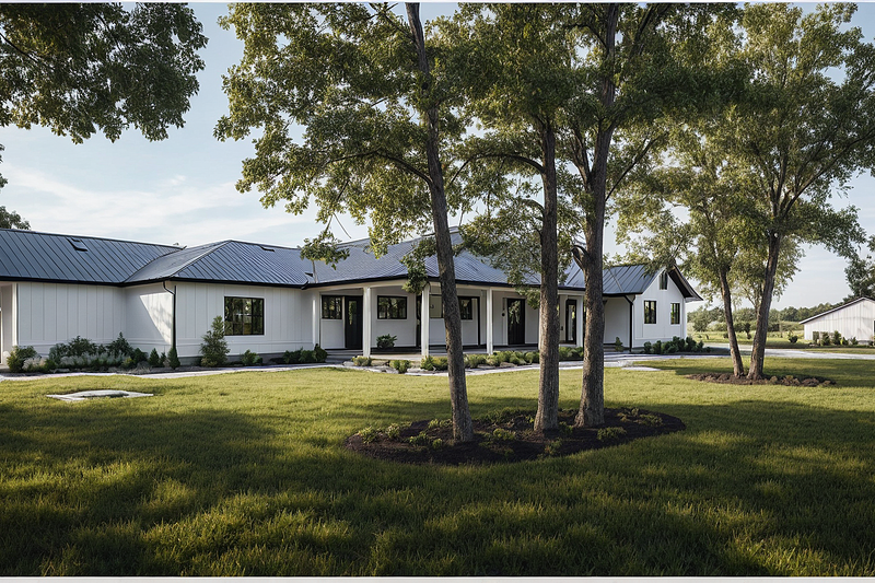 House Design - Ranch Exterior - Front Elevation Plan #515-9
