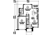 Contemporary Style House Plan - 4 Beds 1 Baths 1863 Sq/Ft Plan #25-4607 