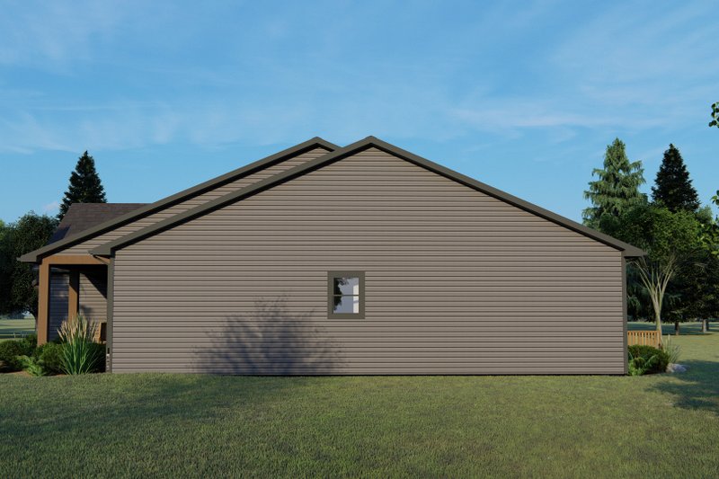 Architectural House Design - Exterior - Other Elevation for Ranch House Plan #1064-175 - 3 bed, 2 bath