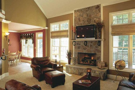 Interior - Family Room for European House Plan #927-27 - 5 bed, 4.5 bath