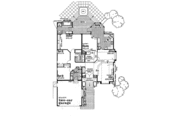 European Style House Plan - 3 Beds 2 Baths 1939 Sq/Ft Plan #47-434 