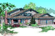 Traditional Style House Plan - 3 Beds 2.5 Baths 2402 Sq/Ft Plan #60-173 