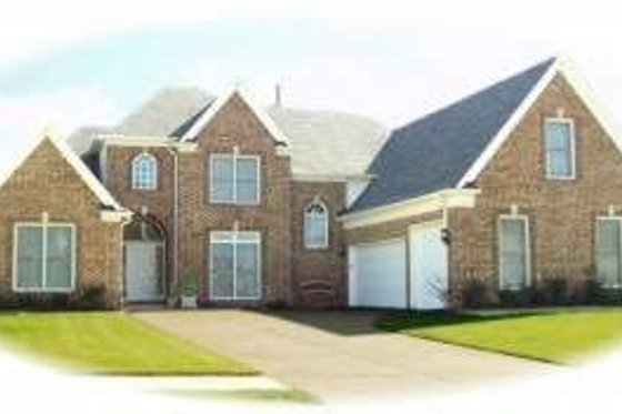Exterior - Front Elevation for European House Plan #81-1244 - 4 bed, 3.5 bath