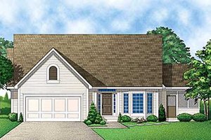 Traditional Exterior - Front Elevation Plan #67-247