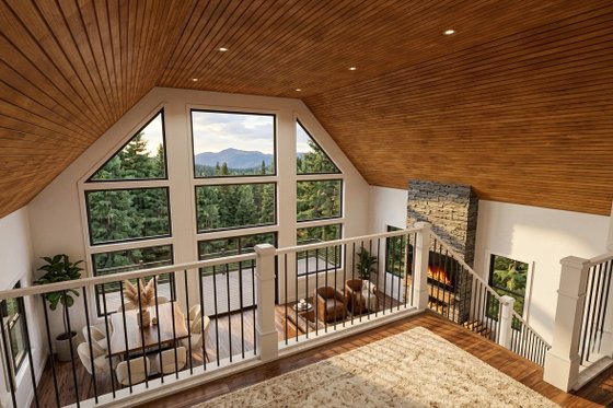 Interior - Family Room 1 for Country House Plan #1089-75 - 4 bed, 2 bath