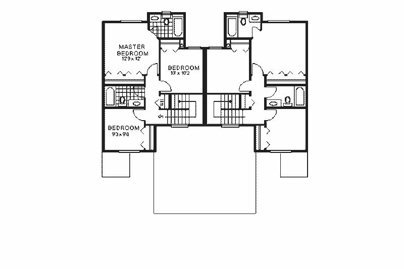 House Plan Design - Floor Plan - Upper Floor for Traditional House Plan #18-249 - 3 bed, 2.5 bath
