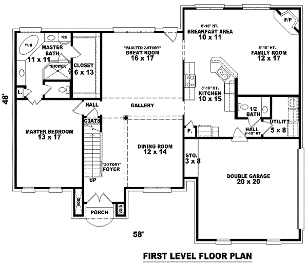 European Floor Plan - Main Floor Plan #81-902