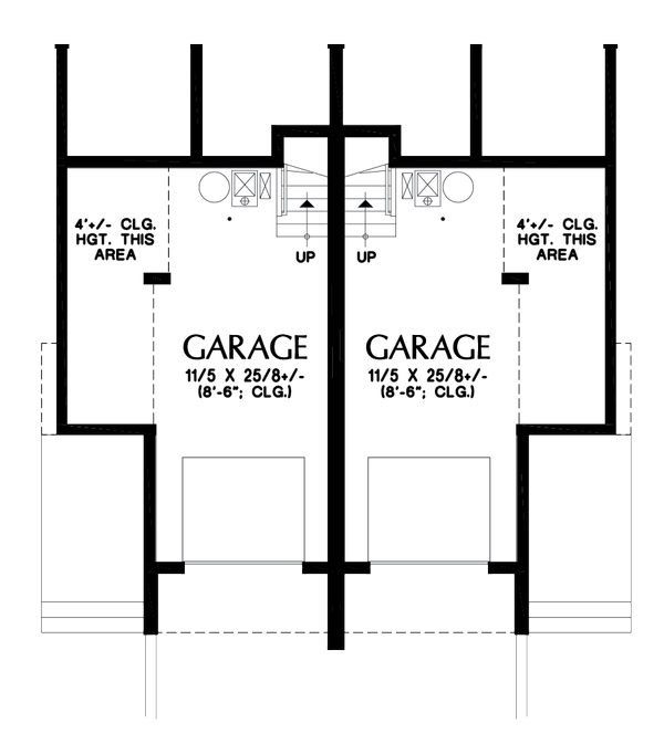 Home Plan - Contemporary Floor Plan - Lower Floor Plan #48-1020
