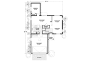 Mediterranean Style House Plan - 4 Beds 2.5 Baths 1695 Sq/Ft Plan #420-223 