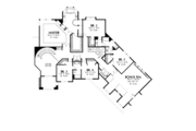 Mediterranean Style House Plan - 6 Beds 4 Baths 4981 Sq/Ft Plan #48-351 