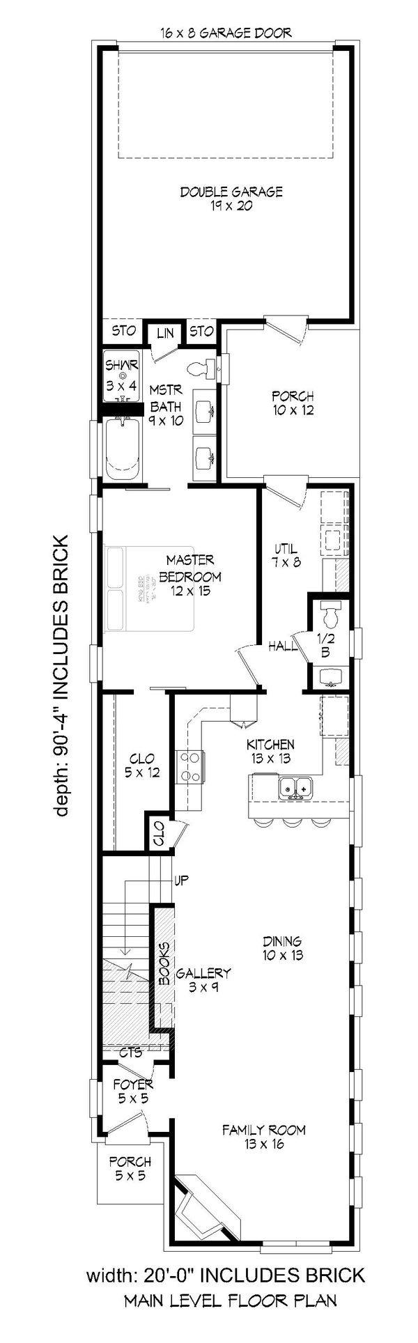 Architectural House Design - Traditional Floor Plan - Main Floor Plan #932-398