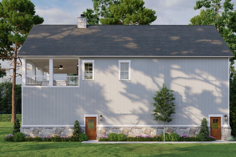 House Blueprint - Exterior - Other Elevation 1 for Traditional House Plan #923-351 - 1 bed, 1 bath