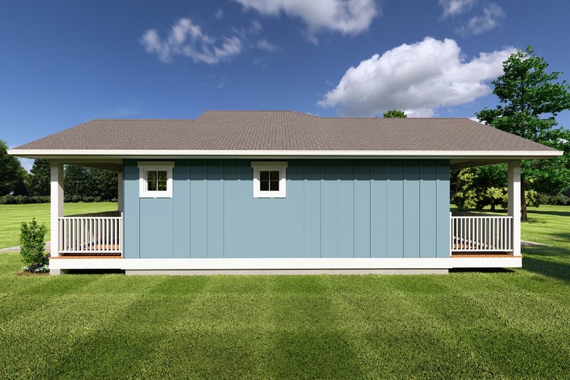 Dream House Plan - Exterior - Other Elevation 1 for Craftsman House Plan #126-262 - 1 bed, 1 bath