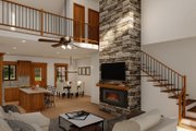 Craftsman Style House Plan - 3 Beds 2 Baths 1559 Sq/Ft Plan #17-3370 