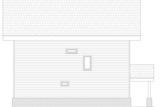 Exterior - Rear Elevation for Contemporary House Plan #932-502 - 3 bed, 3.5 bath
