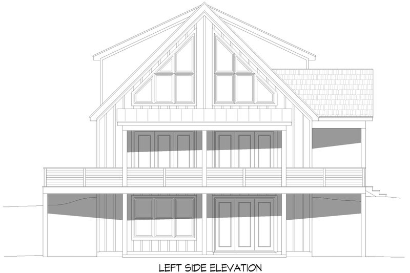 Architectural House Design - Exterior - Other Elevation for Country House Plan #932-1301 - 3 bed, 2.5 bath