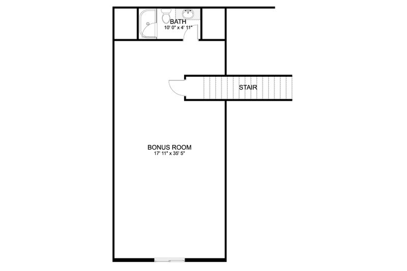 Architectural House Design - Floor Plan - Upper Floor for Farmhouse House Plan #1060-247 - 3 bed, 3.5 bath