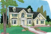 Traditional Style House Plan - 4 Beds 2.5 Baths 2920 Sq/Ft Plan #75-150 