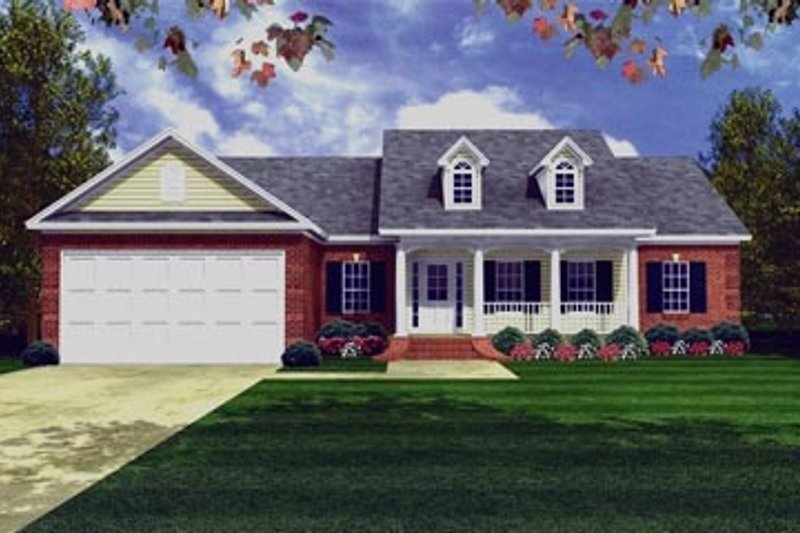Home Plan - Southern Exterior - Front Elevation Plan #21-194