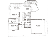 House Plan - 3 Beds 2.5 Baths 2040 Sq/Ft Plan #421-121 