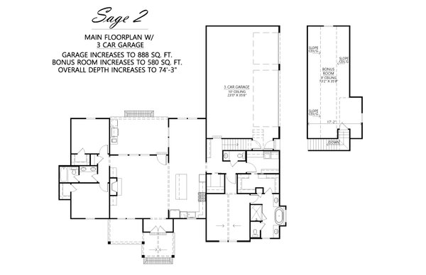 Farmhouse Floor Plan - Other Floor Plan #1074-78