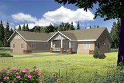 Ranch Style House Plan - 4 Beds 2.5 Baths 1898 Sq/Ft Plan #117-392 