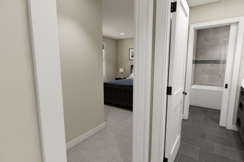 House Design - Interior - Bathroom 1 for Farmhouse House Plan #51-1357 - 4 bed, 2.5 bath