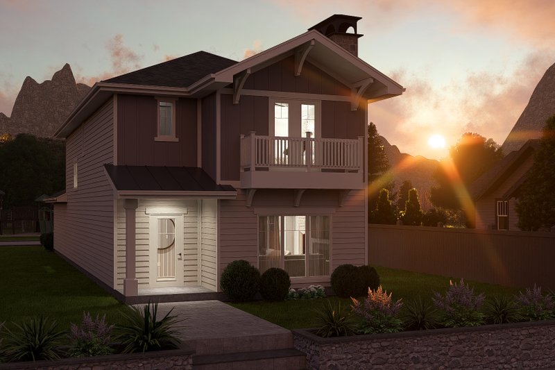 Home Plan - Exterior - Other Elevation 2 for Craftsman House Plan #455-400 - 3 bed, 2.5 bath