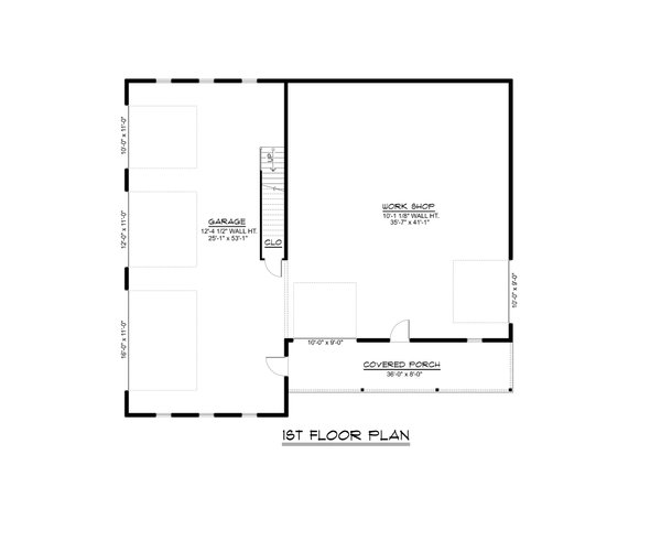 Farmhouse Floor Plan - Main Floor Plan #1064-284