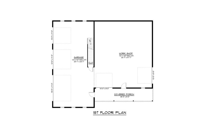 Dream House Plan - Floor Plan - Main Floor for Farmhouse House Plan #1064-284, 0 bath