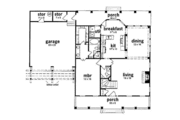 Country Style House Plan - 3 Beds 2.5 Baths 1859 Sq/Ft Plan #36-165 