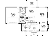 Colonial Style House Plan - 3 Beds 2.5 Baths 2544 Sq/Ft Plan #455-493 