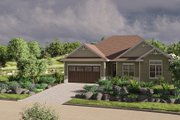 Traditional Style House Plan - 3 Beds 2 Baths 1330 Sq/Ft Plan #455-82 