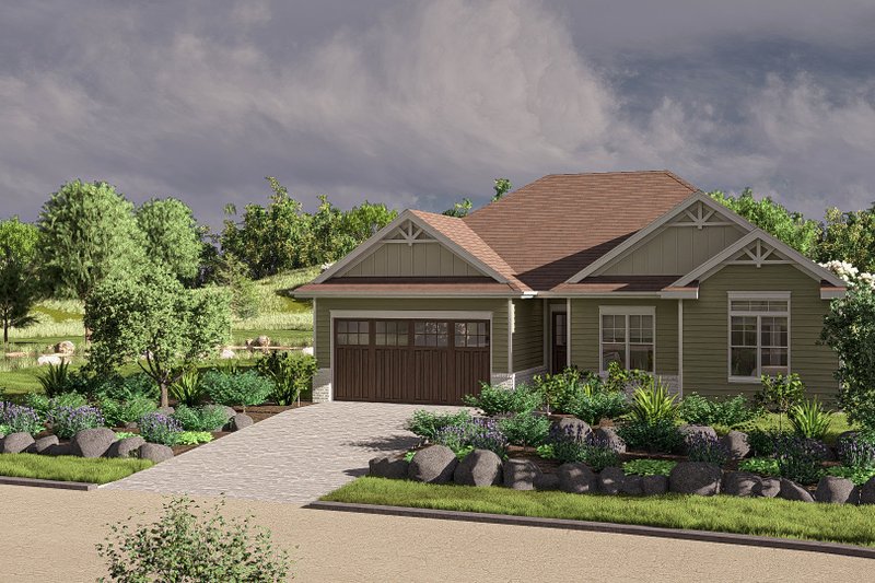 Home Plan - Exterior - Other Elevation 1 for Traditional House Plan #455-82 - 3 bed, 2 bath