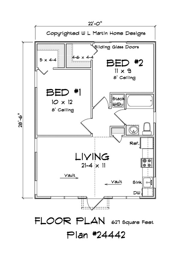 Cottage Floor Plan - Main Floor Plan #513-2235