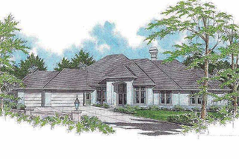 Home Plan - Exterior - Front Elevation 3 for Traditional House Plan #48-129 - 4 bed, 2.5 bath