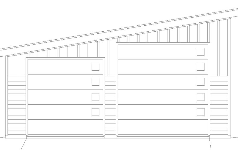 Architectural House Design - Exterior - Front Elevation 3 for Contemporary House Plan #932-629, 0 bath