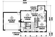 Colonial Style House Plan - 3 Beds 2 Baths 1718 Sq/Ft Plan #25-4678 