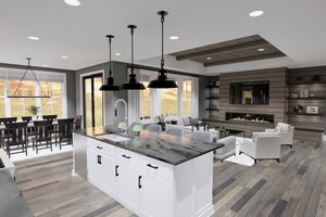 Interior - Kitchen 1 for Farmhouse House Plan #51-1234 - 2 bed, 2.5 bath