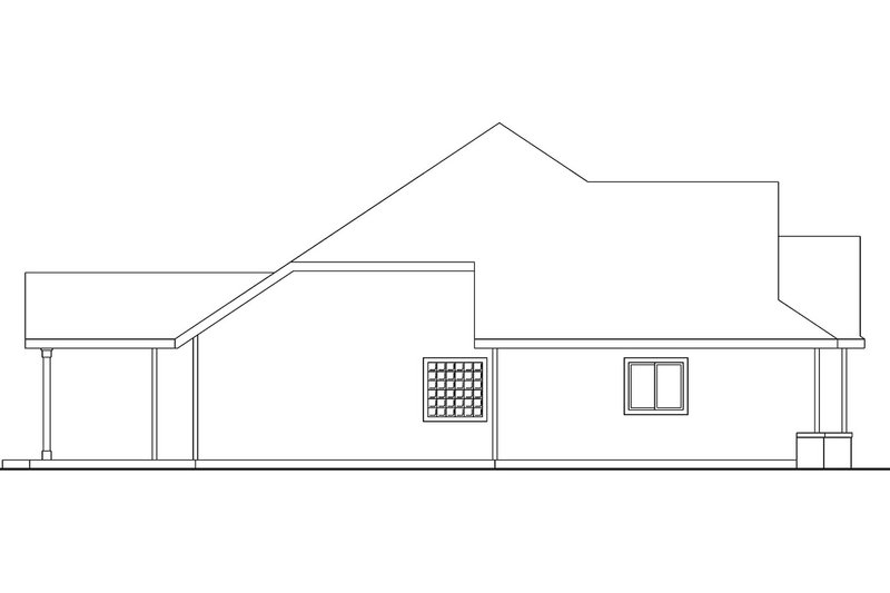 Home Plan - Exterior - Other Elevation for Traditional House Plan #124-590 - 4 bed, 2.5 bath