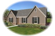 Ranch Style House Plan - 3 Beds 2 Baths 1138 Sq/Ft Plan #81-13859 
