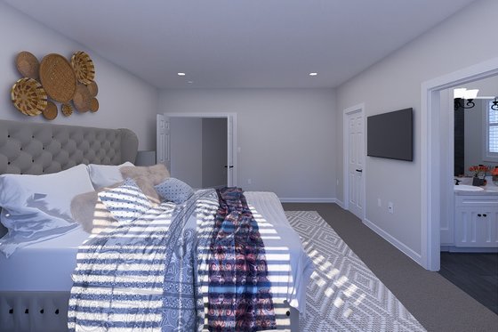 Interior - Master Bedroom for Craftsman House Plan #1060-356 - 3 bed, 2.5 bath